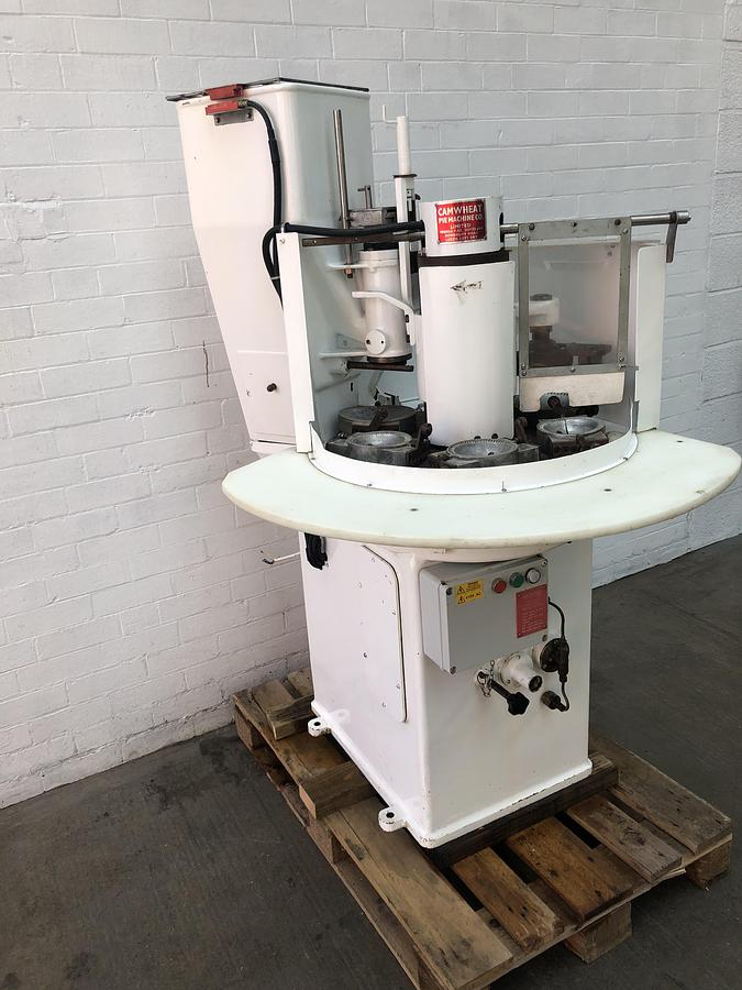 Used Camwheat 6 station Auto Pasty and turnover Machine, large selection of tooling in stock at additional cost