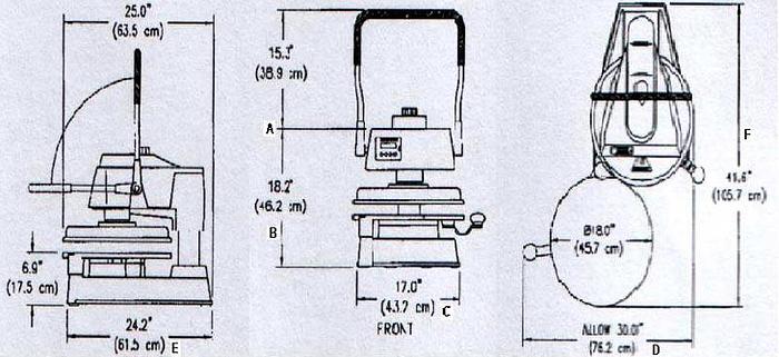 Used Former for pizza  - Press for dough
