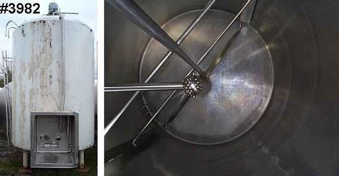 Used 2,500 GALLON CREPACO DOME TOP PRESSURE WALL PROCESSOR