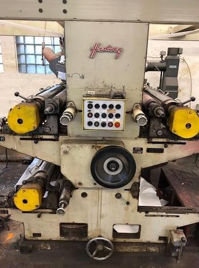 Used 1991 Holweg RS25 with in line 3 col flexo - flat & satchel paper bag making machine