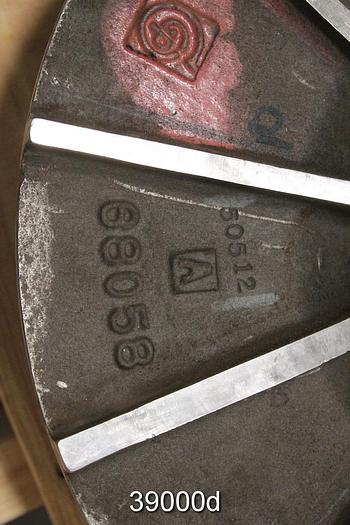 Used Goulds 3500 Pump Impeller, 4Vane, 18" Diameter #39000