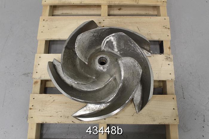 Used Goulds 3175 12x14x22 5-Vane 20" Diameter Impeller #43448