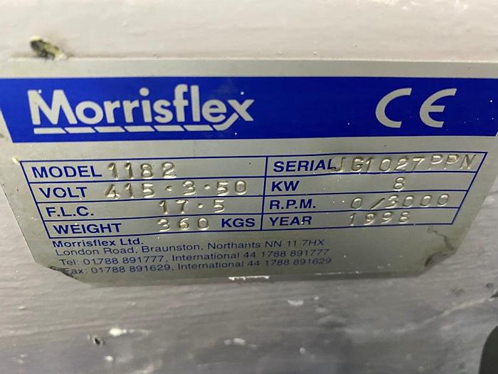 Used 1998 Morrisflex 1182 Double Ended Polishing Machine