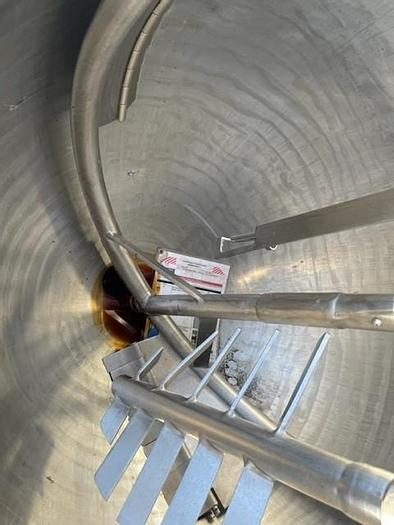 Used Groen 150 Gallon Stainless Steel Jacketed Mix Kettle With Dual Agitation