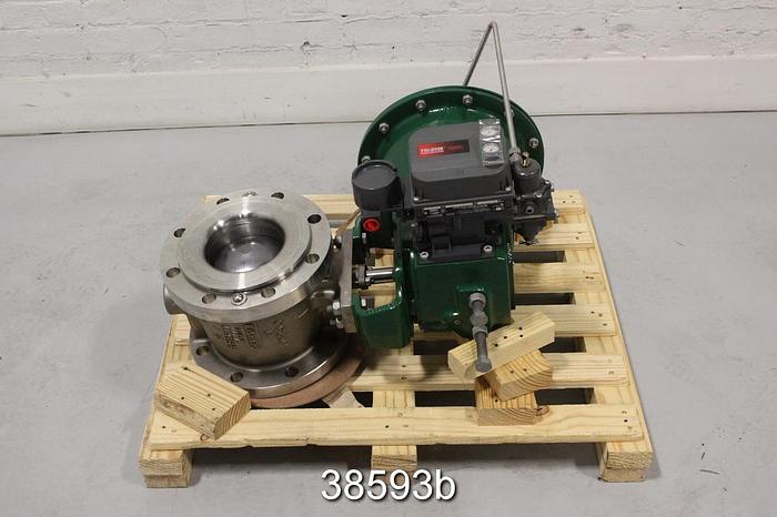 Unused Fisher 6" Vee Ball Control Valve, V150, 2052 Actuator, Fieldvue DVC 6200 Positioner #38593