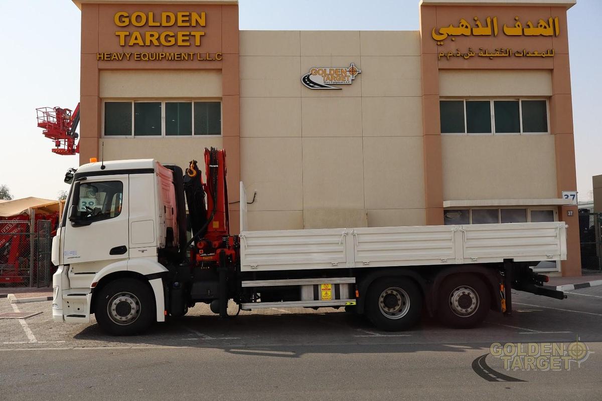 Used Mercedes Antos 2543 6x2 PALFINGER PK32080DF 2016