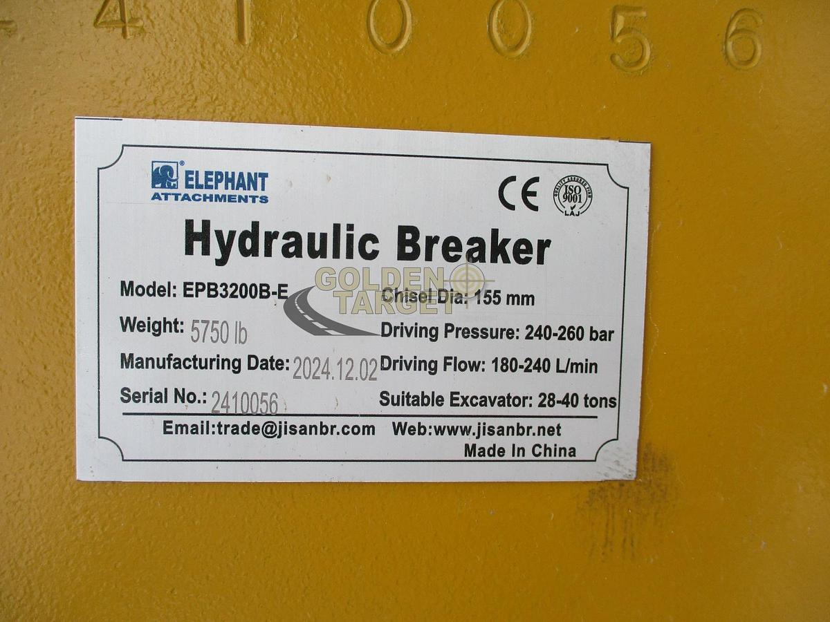 Elephant EPB3200B-E Hydraulic Breaker 2024