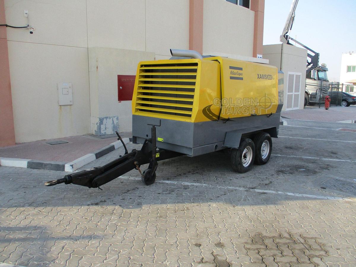 Used ATLAS COPCO XAMS 850 CD7 Air Compressor 2016