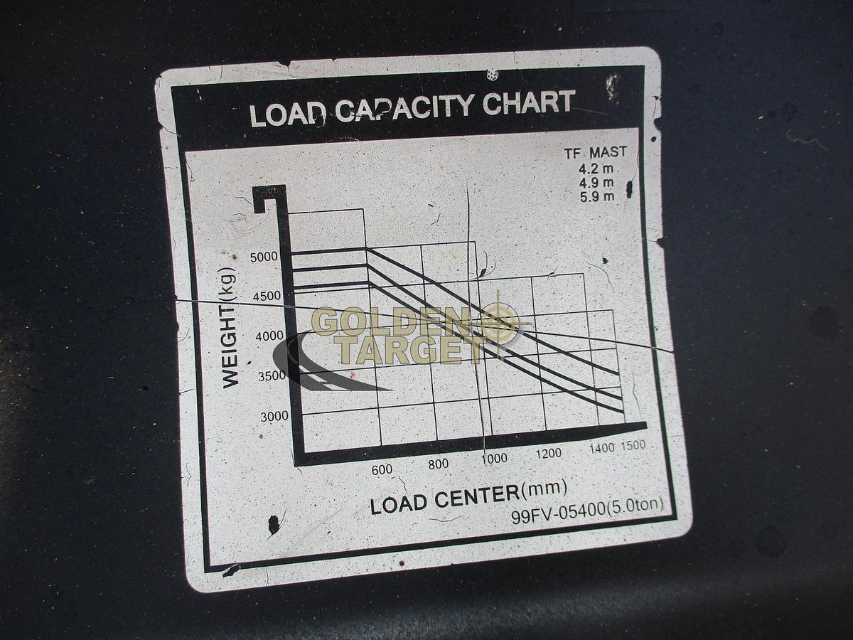 Used Hyundai 50D-9SA Diesel Forklift 2014