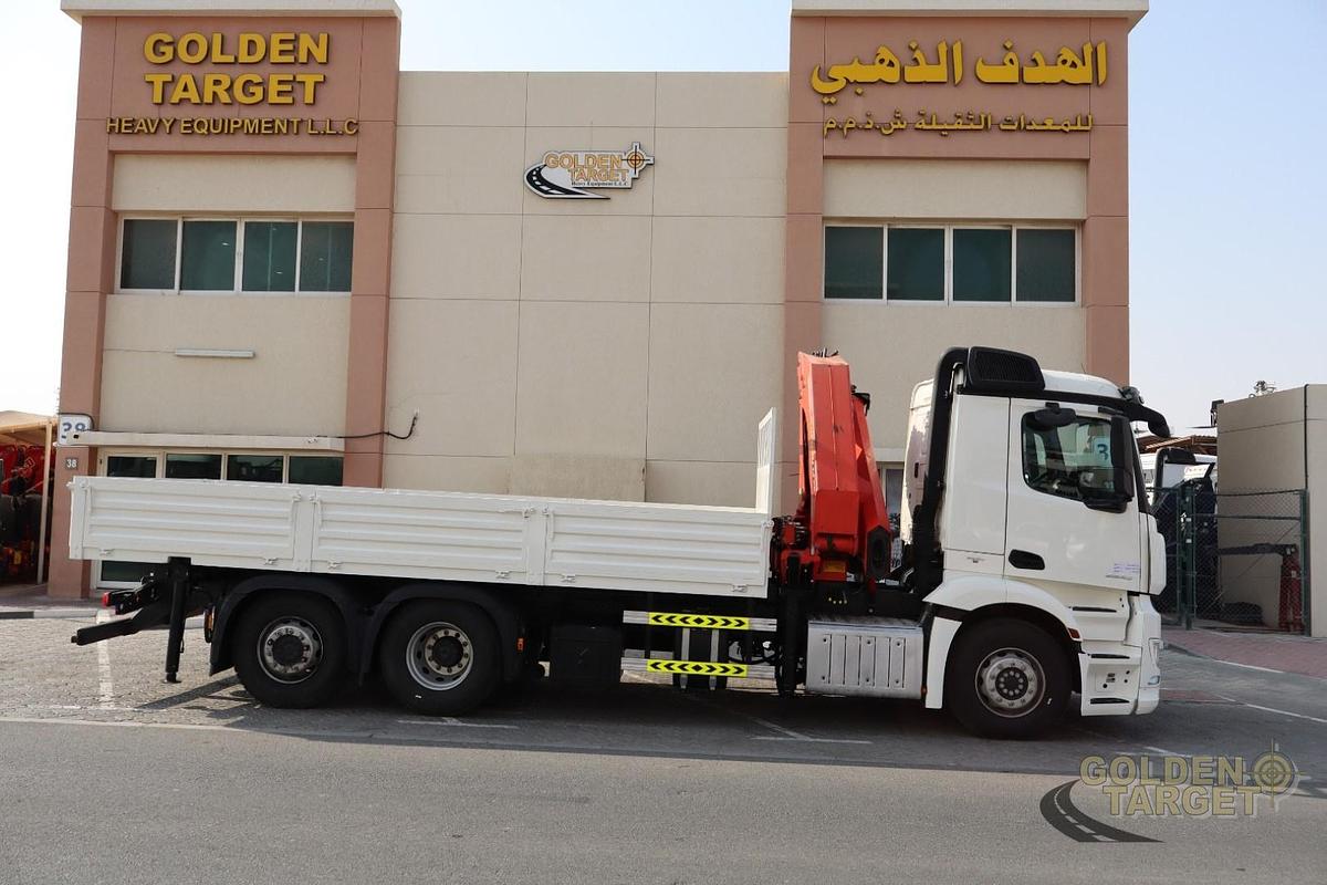 Used Mercedes Antos 2543 6x2 PALFINGER PK32080DF 2016