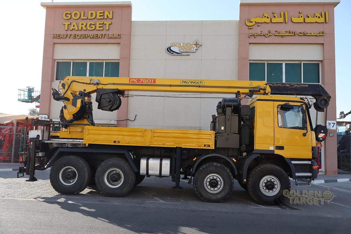 Used Mercedes Actros 4143 8x8 PALFINGER PK780T Crane 2002 