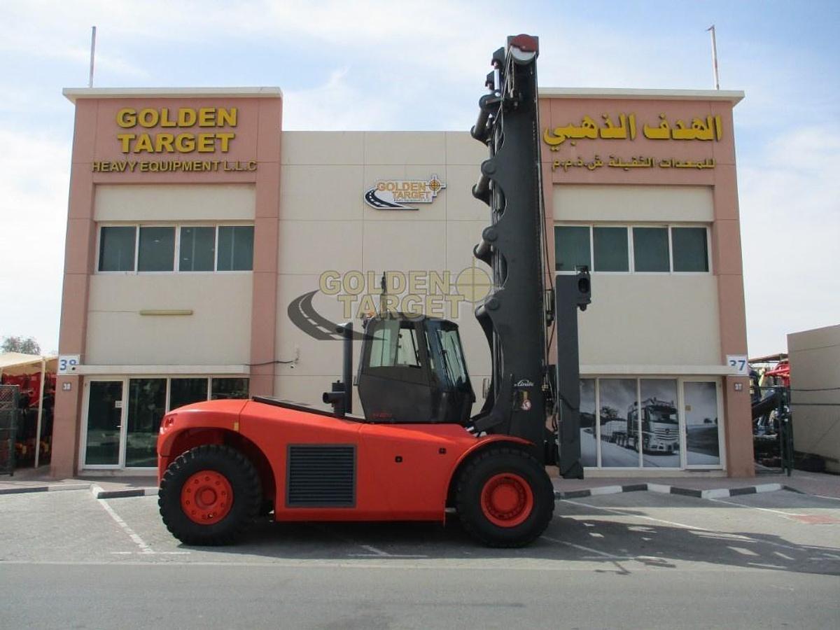 Used Linde H220 Container Handler Forklift 2011