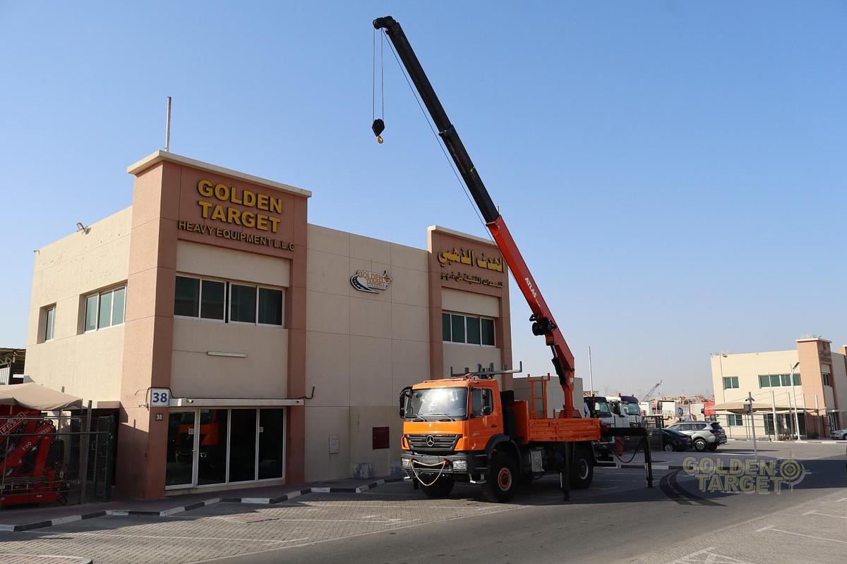 Used Mercedes Atego 1829 4x4 ATLAS 250.2T Crane 2008