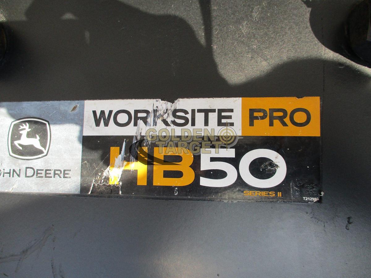 Used JOHN DEERE HB50 Skid Steer Jack Hammer 2007