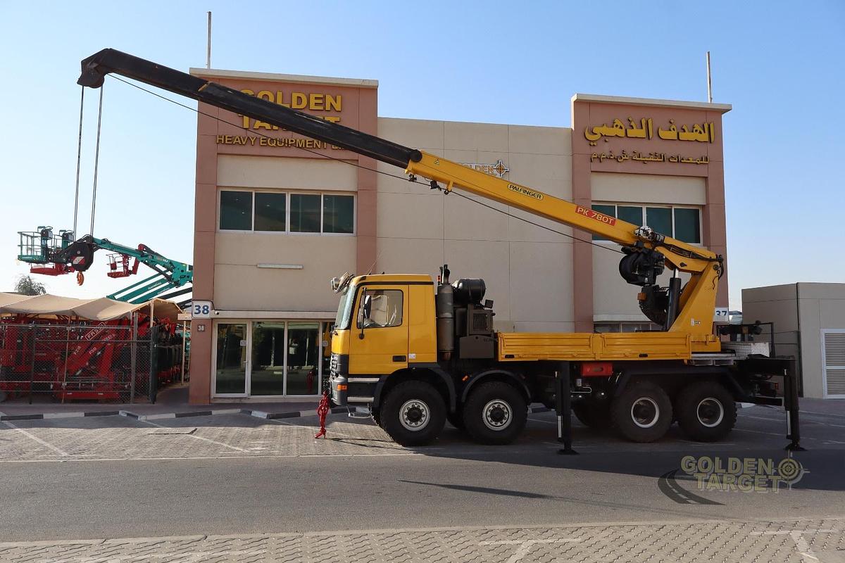 Used Mercedes Actros 4143 8x8 PALFINGER PK780T Crane 2002 