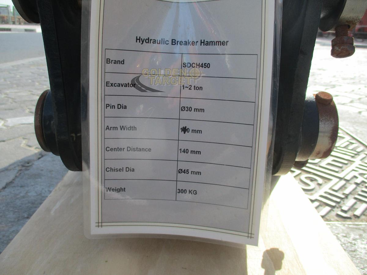 Used 2025 SDCH 450-2025 Hydraulic Breaker Hammer