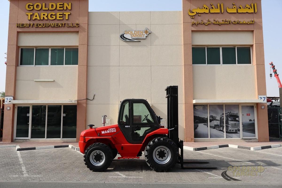 Used Manitou M50-4 4x4 Rough Terrain Forklift (5ton) 2008