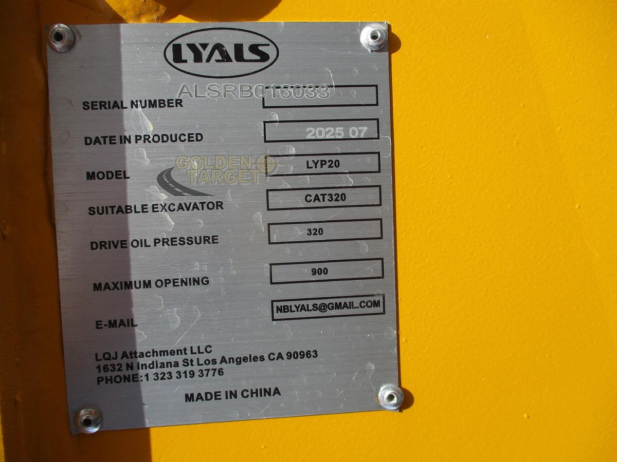 2025 Lyals LYP20  Demolition Pulverizer