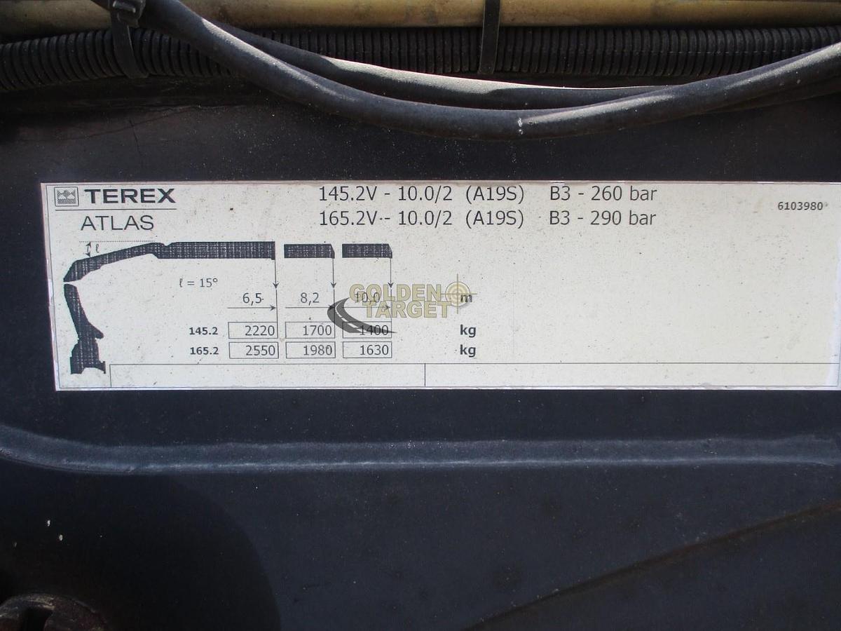 Used Mercedes Actros 2644 6x4 ATLAS 165.2 Block Crane 2007