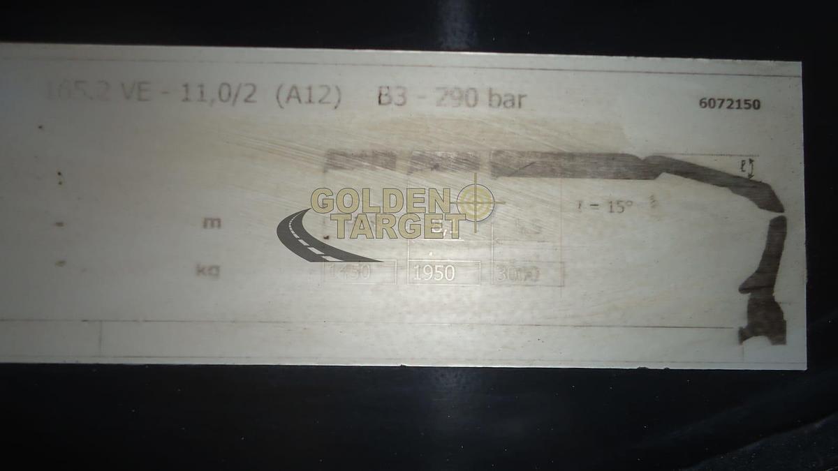 Used Mercedes Actros 2641 6x2 ATLAS 165.2 Block Crane 2009