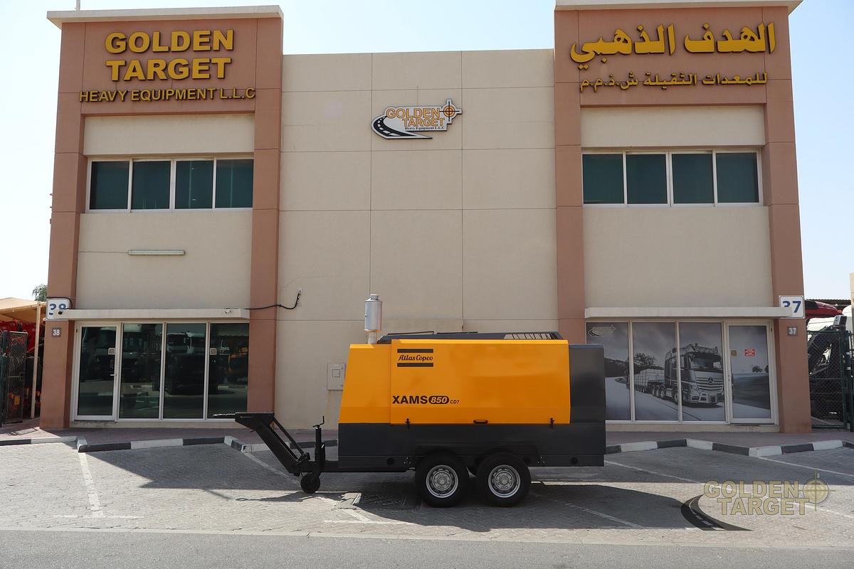 Used ATLAS COPCO XAMS 850 CD7 Air Compressor 2017