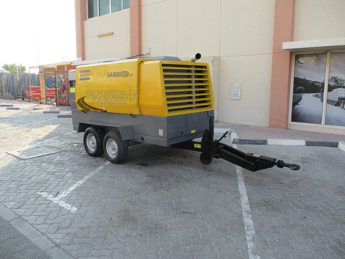 Used ATLAS COPCO XAMS 850 CD7 Air Compressor 2016
