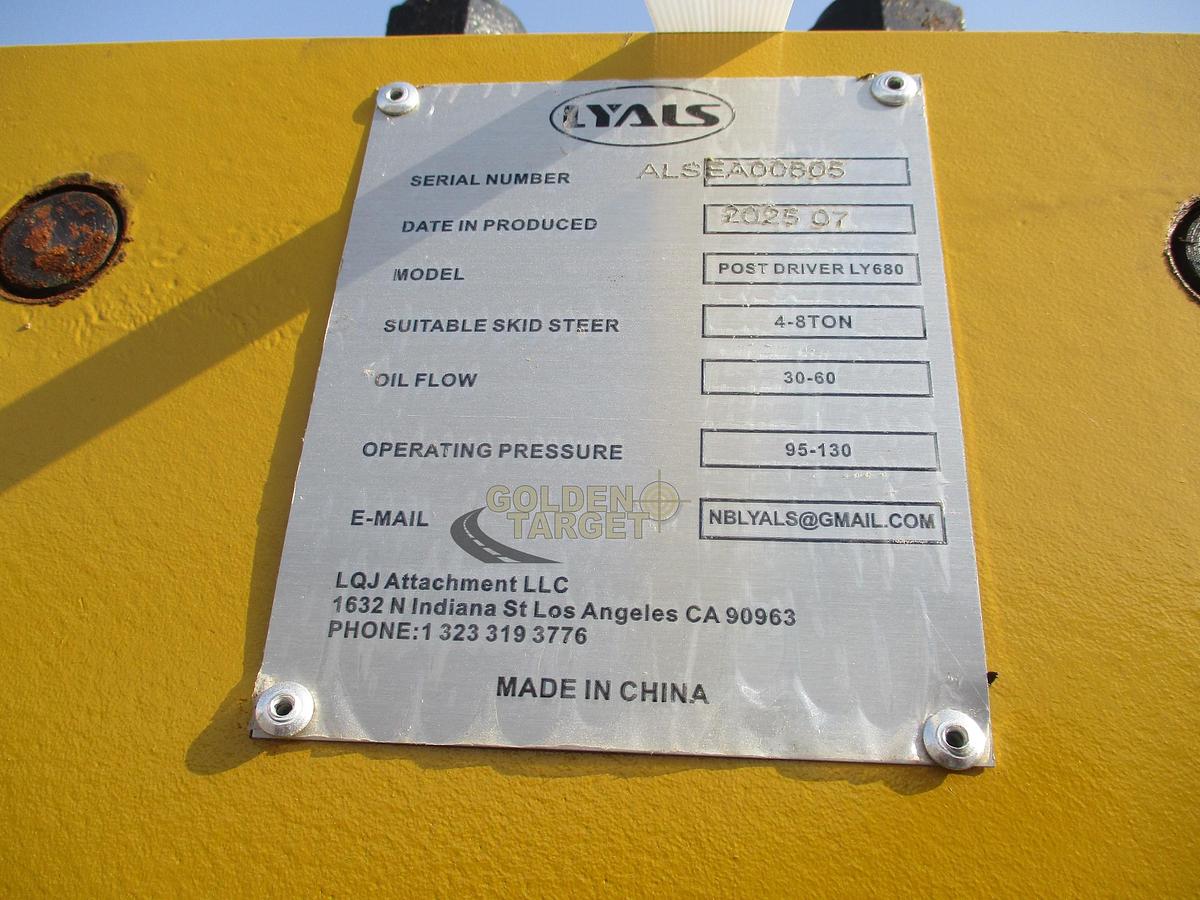 2025 Lyals LY680 Hydraulic Breaker