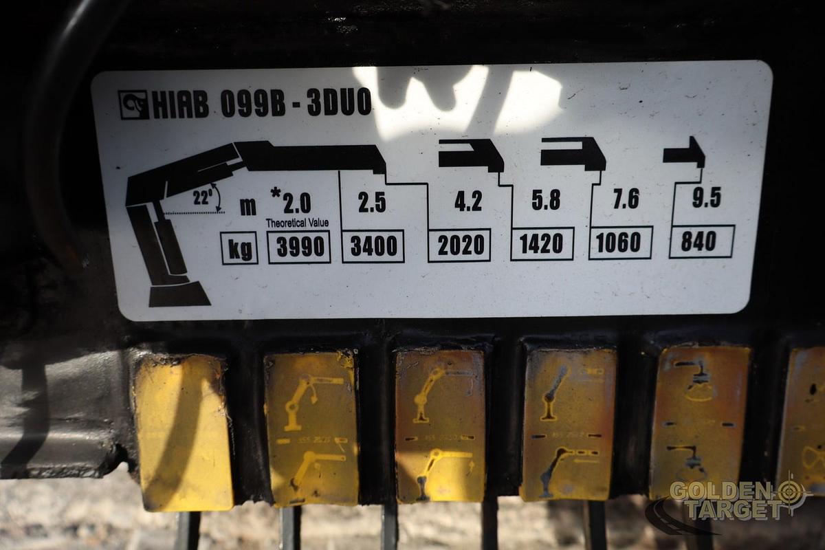Used HIAB 099 HIDUO Knuckle boom Crane 2008