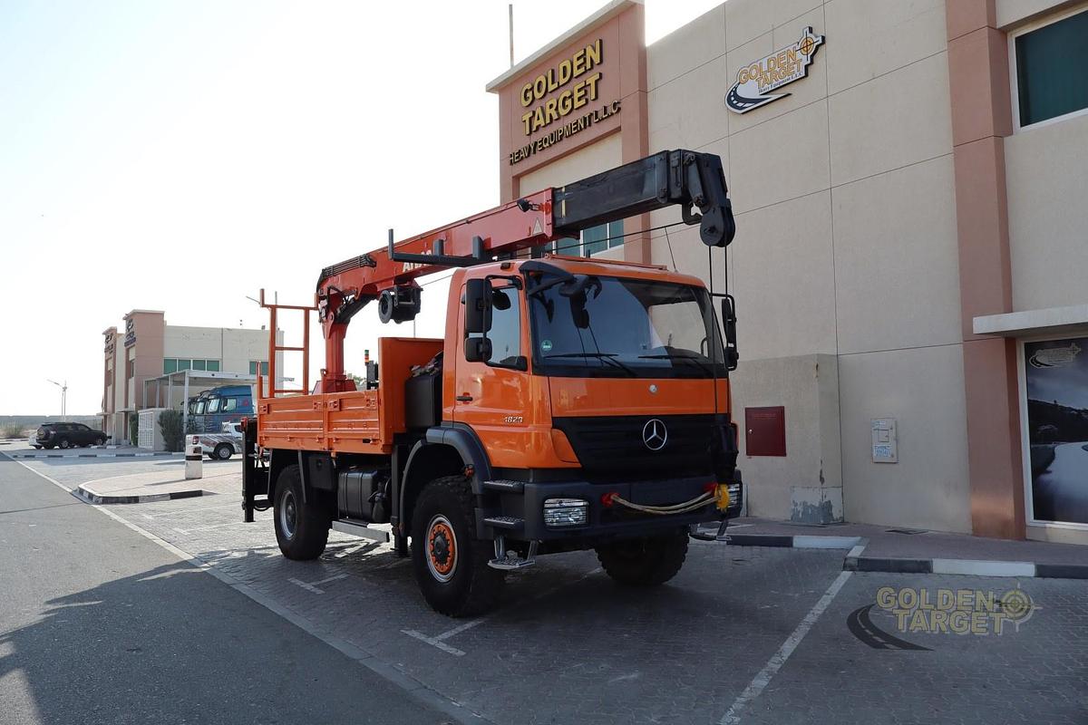 Used Mercedes Atego 1829 4x4 ATLAS 250.2T Crane 2008