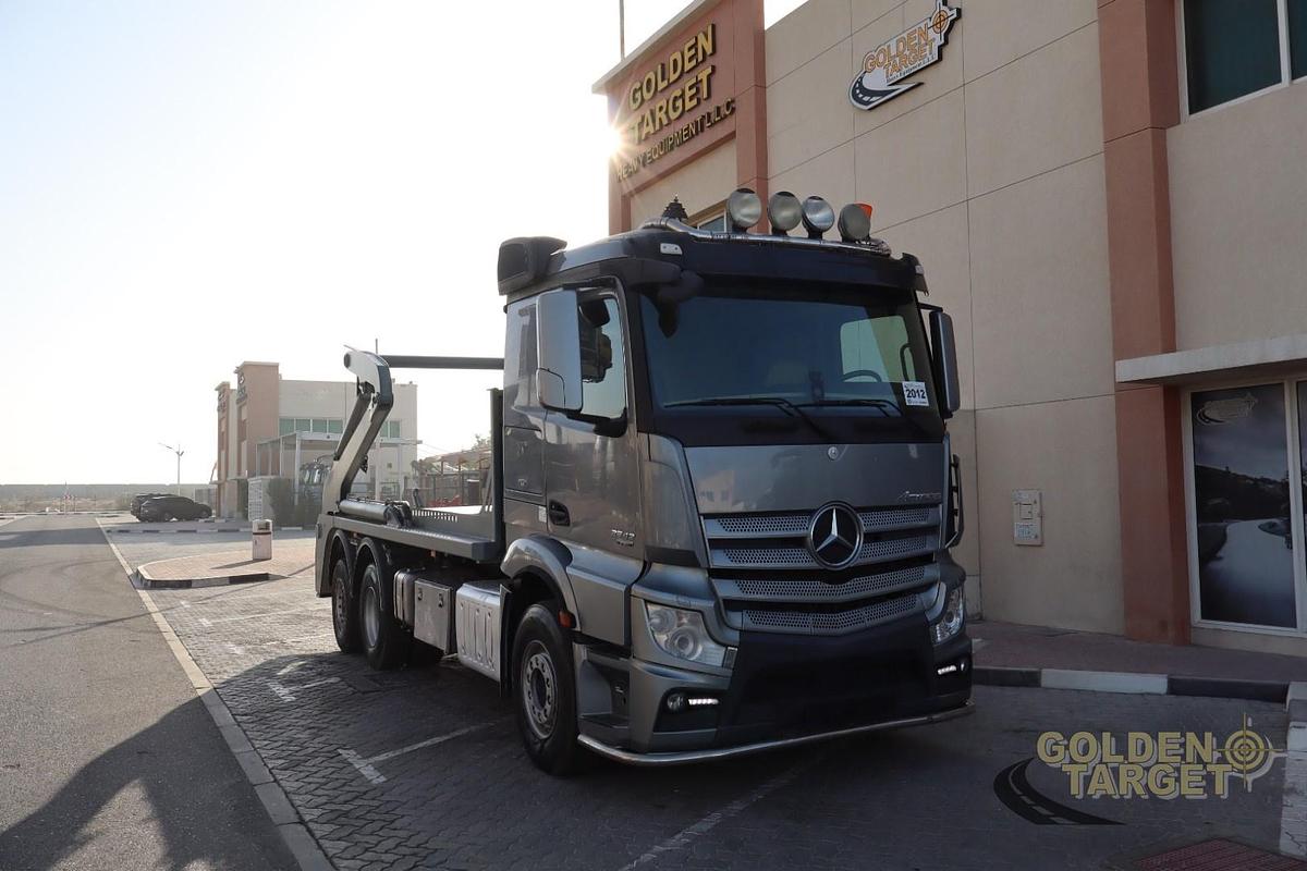 Used Mercedes Actros 2642 6×2 Double Skip Loader 2012