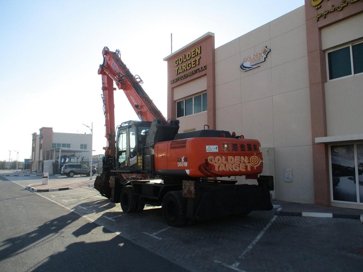 Used HITACHI ZX360W-3 Wheel Excavator 2017