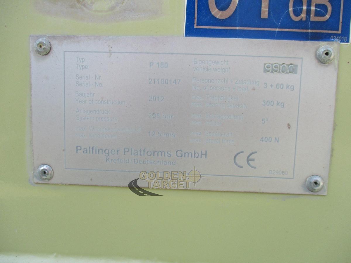 Used IVECO EuroCargo 180E28 4x2 PALFINGER P180 Manlift 2012