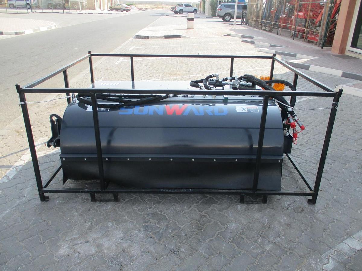 New Skid Steer Sweeper with side Brush 2025