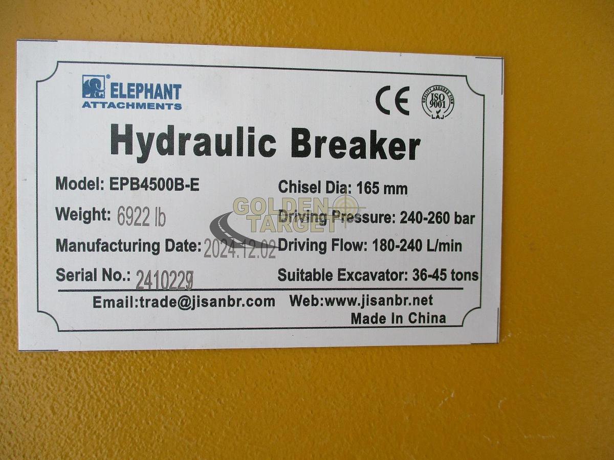 Elephant EPB4500B-E Hydraulic Breaker 2024