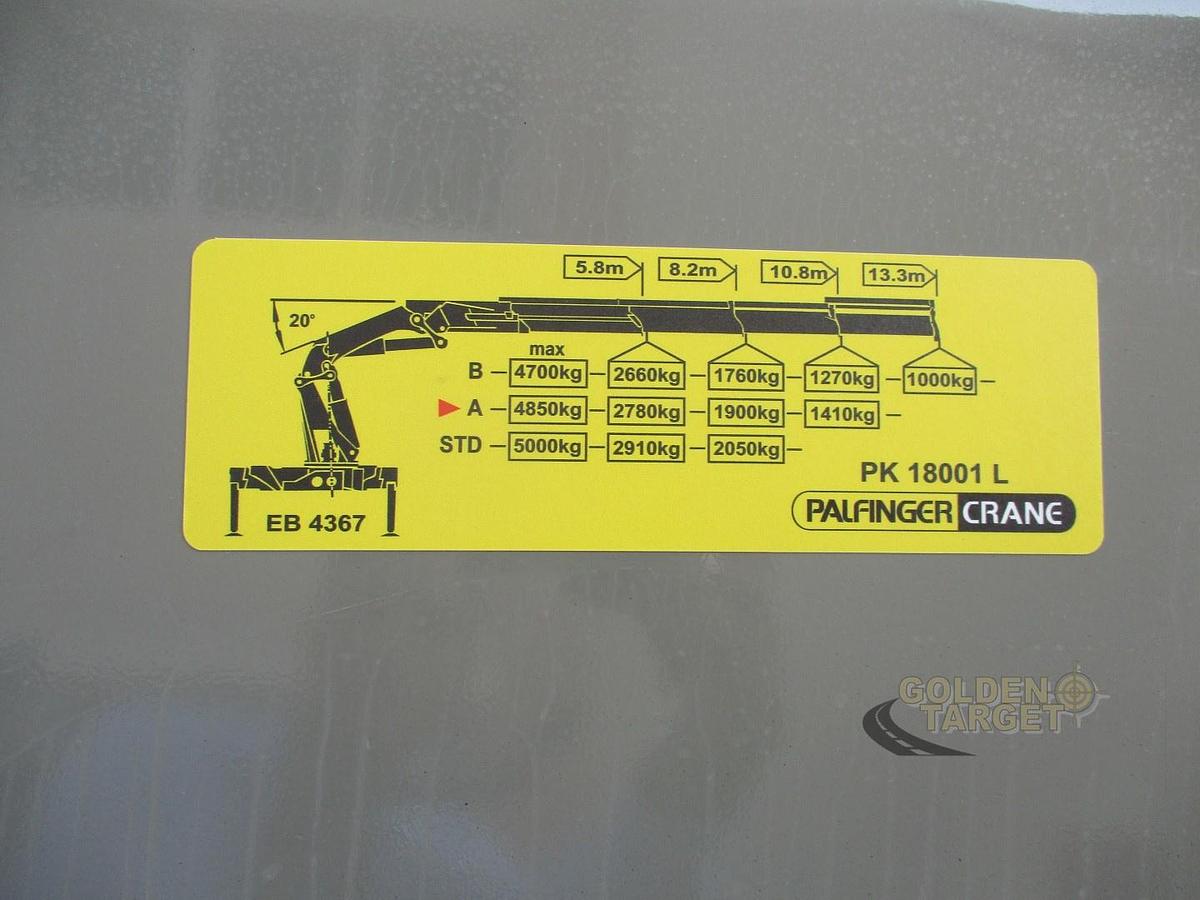 Used MAN TGS 26.480 6x2 PALFINGER PK18001L Block Crane 2012