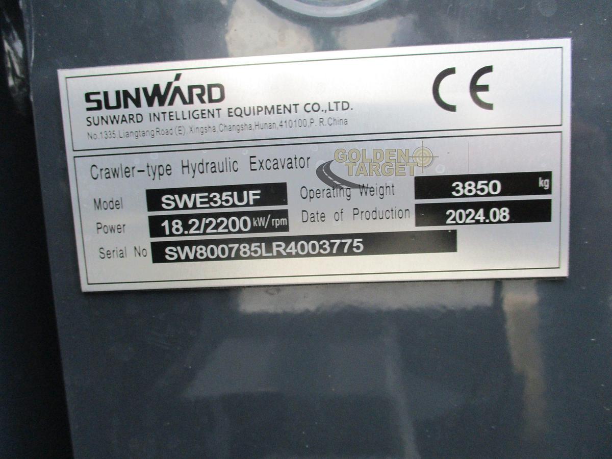 SUNWARD SWE35UF Mini Excavator 2024