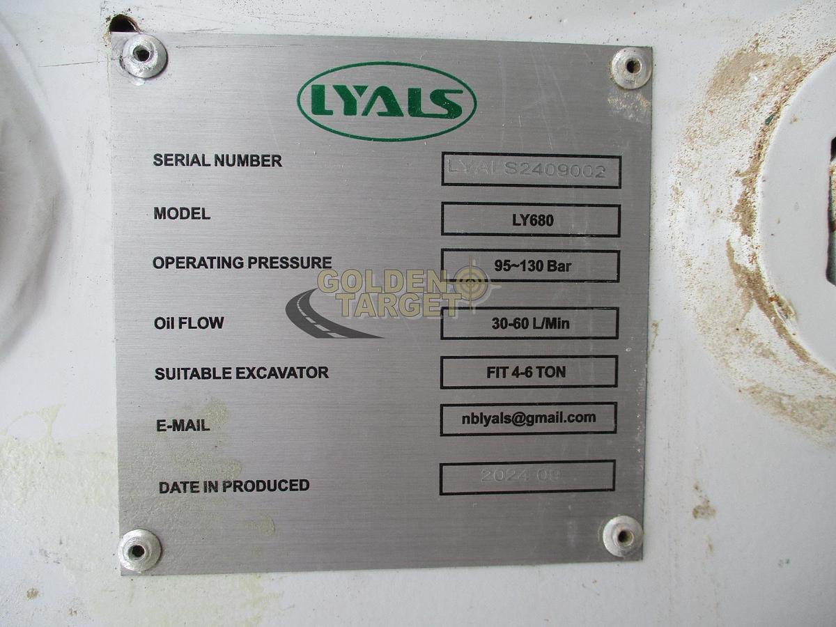 LYALS LY680 Hydraulic Hammer 2024