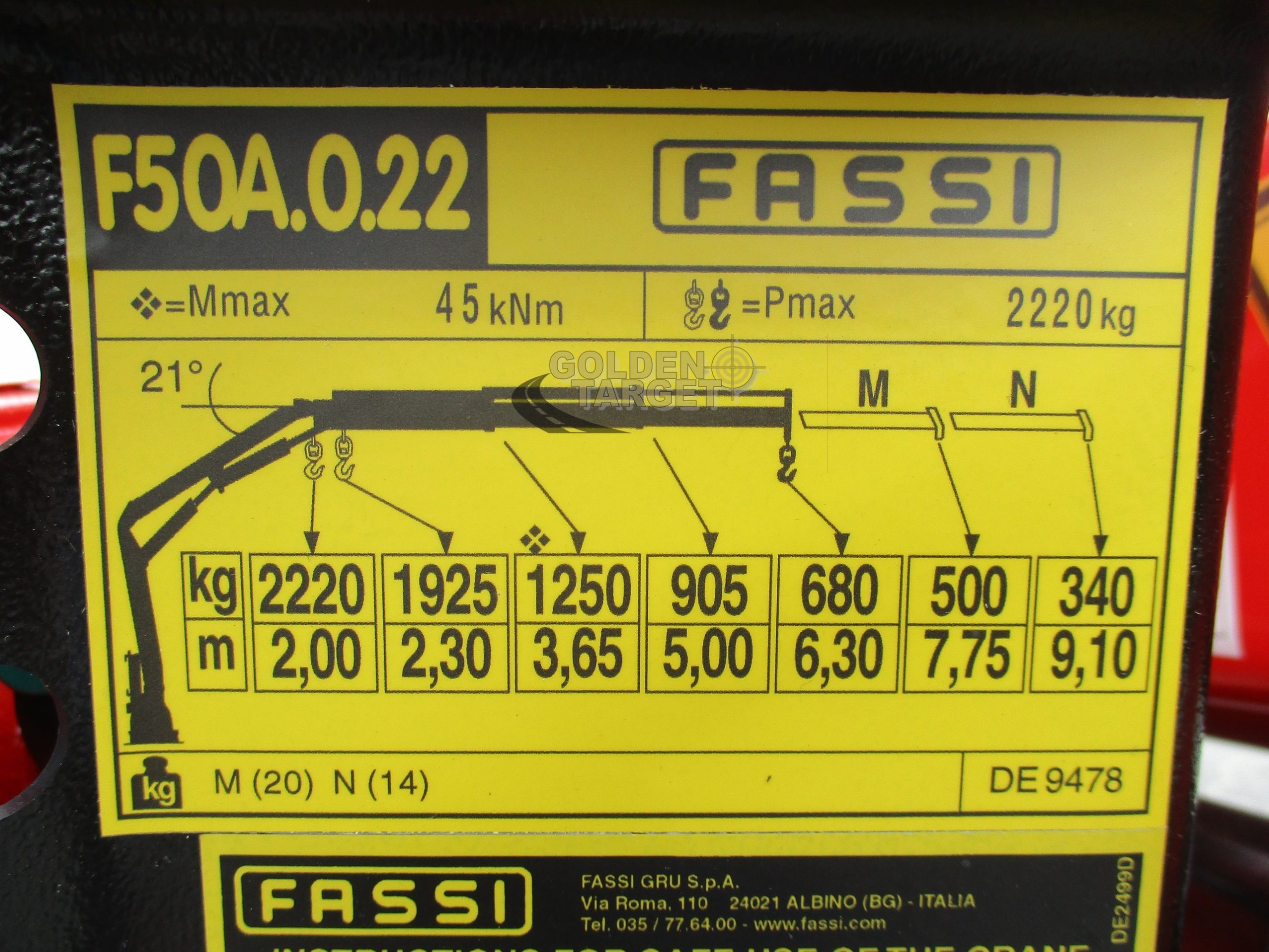 2024 FASSI F50A.0.22-44968049