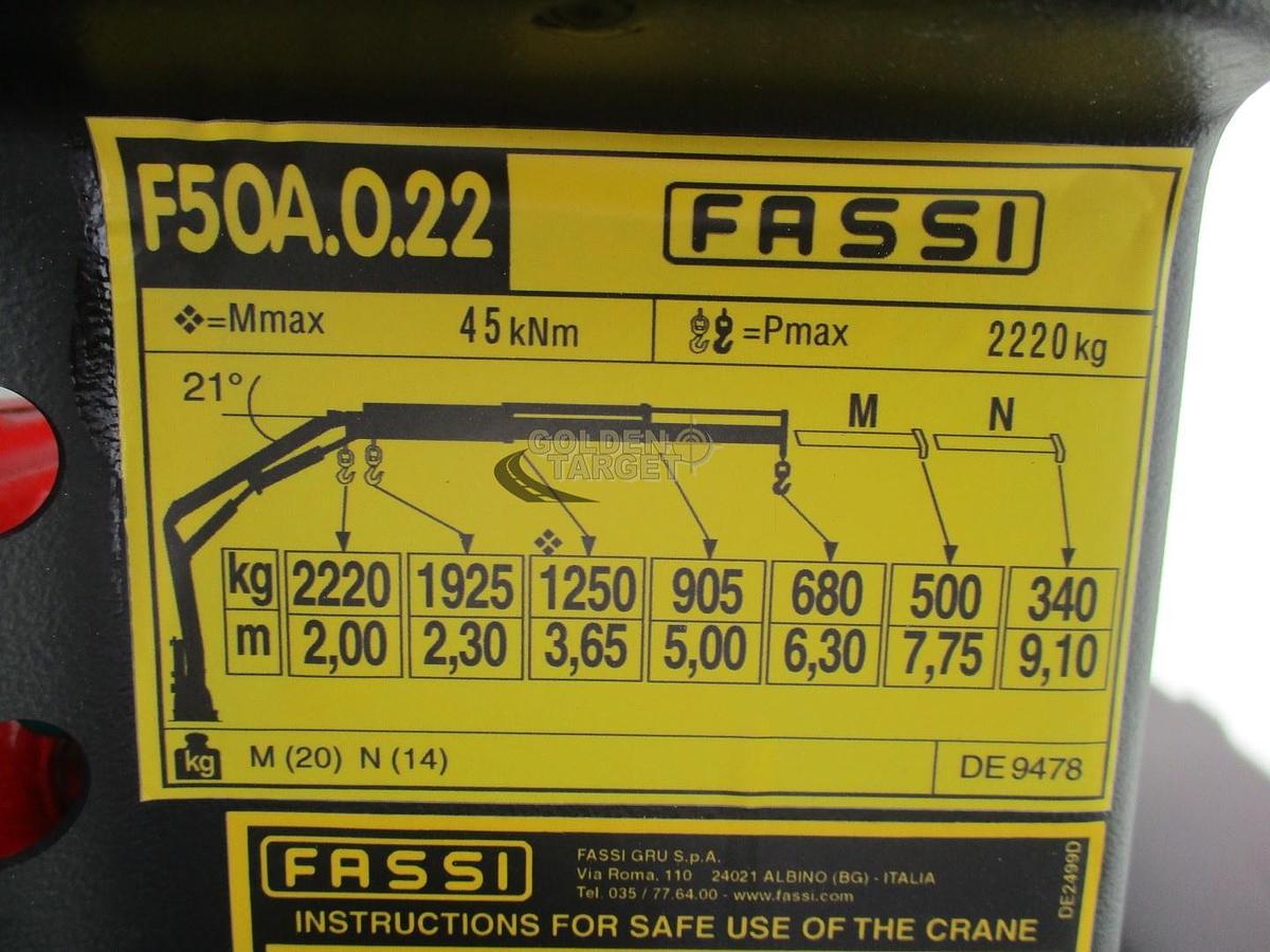 Used ASHOK LEYLAND PARTNER LX 4x2 FASSI F50A.0.22 Crane 2025