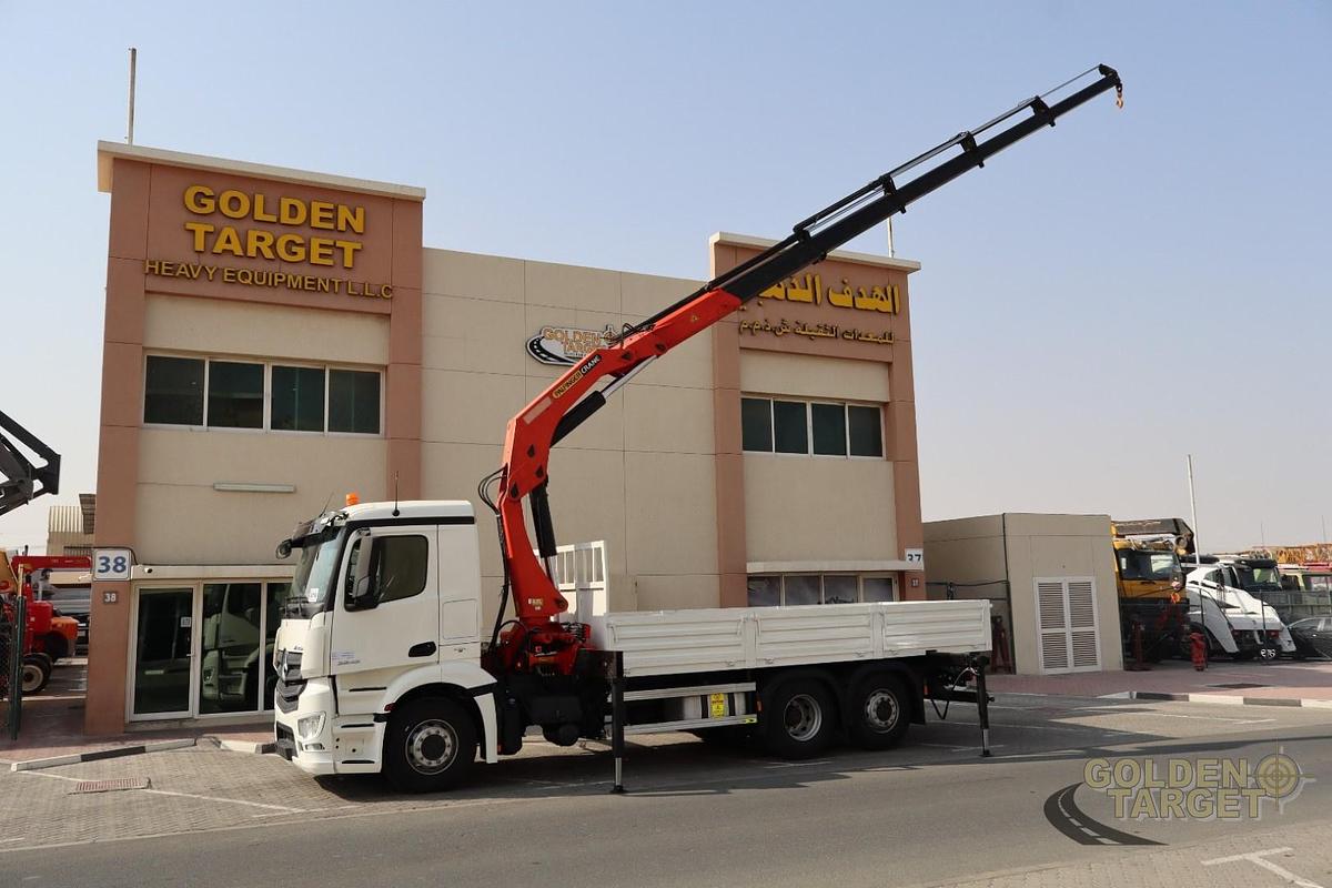 Used Mercedes Antos 2543 6x2 PALFINGER PK32080DF 2016