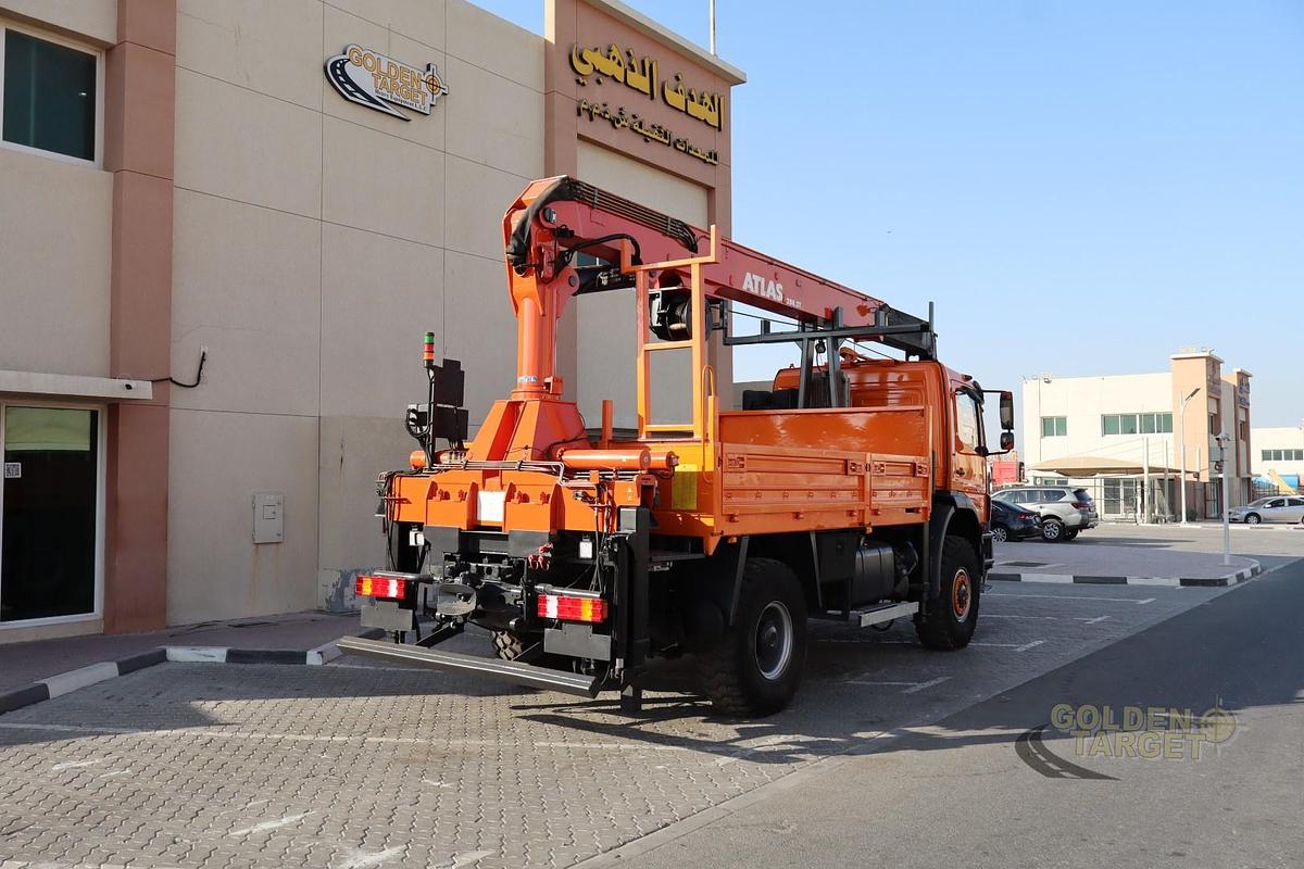 Used Mercedes Atego 1829 4x4 ATLAS 250.2T Crane 2008