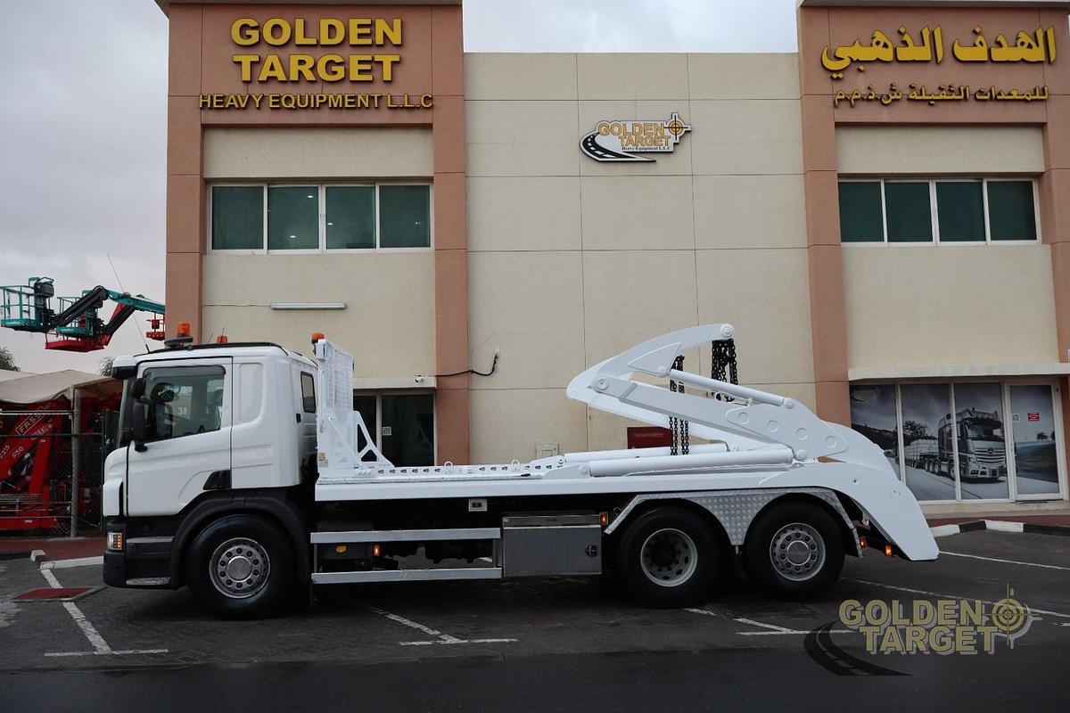Used SCANIA P370 6x2 Double Skip Loader 2014