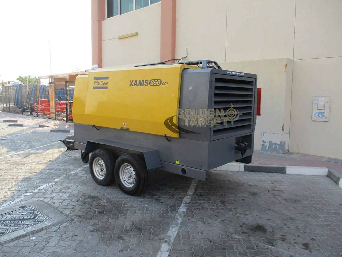 Used ATLAS COPCO XAMS 850 CD7 Air Compressor 2016