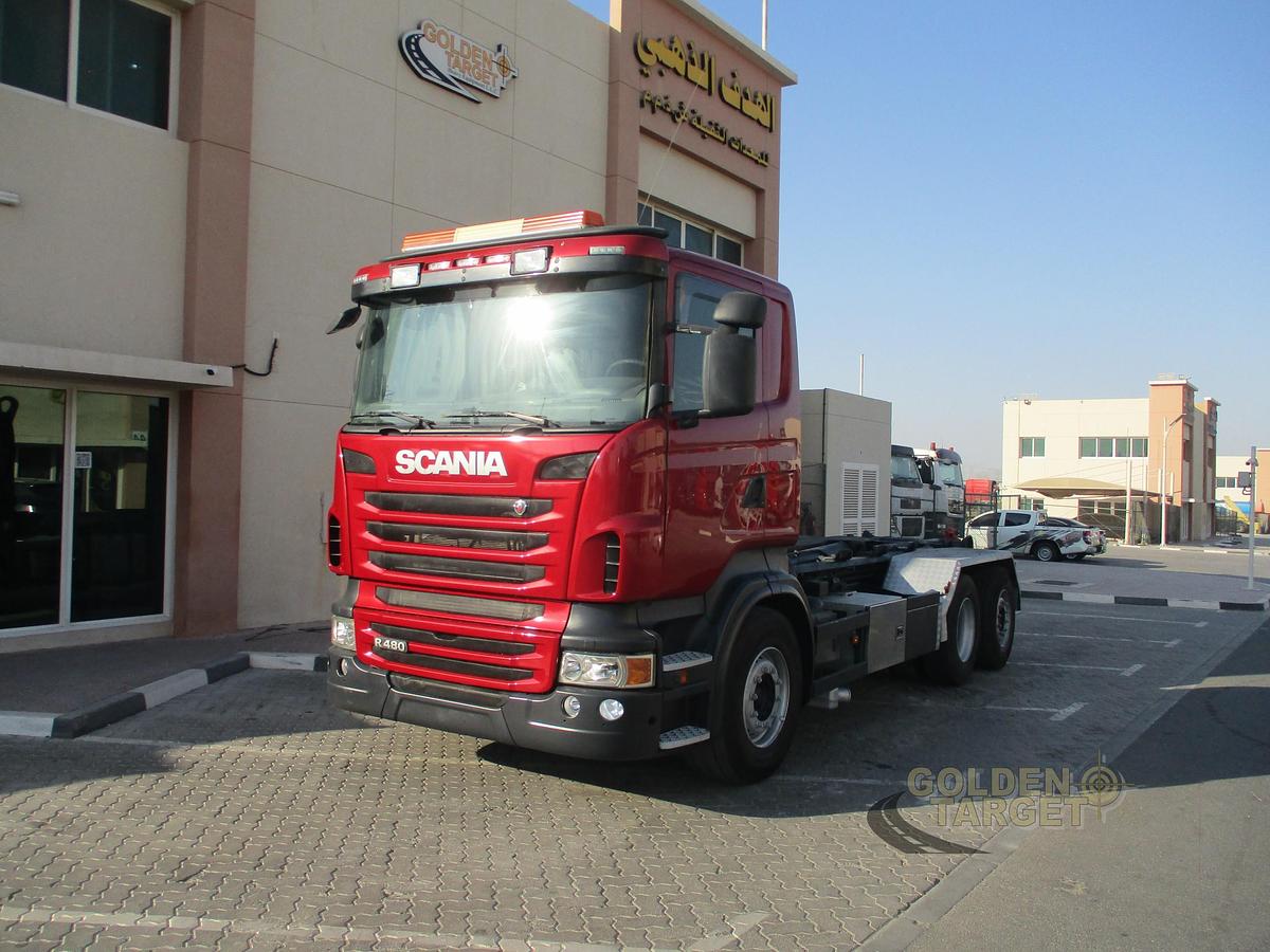 Used SCANIA R480 6x2 Hook Loader 2012