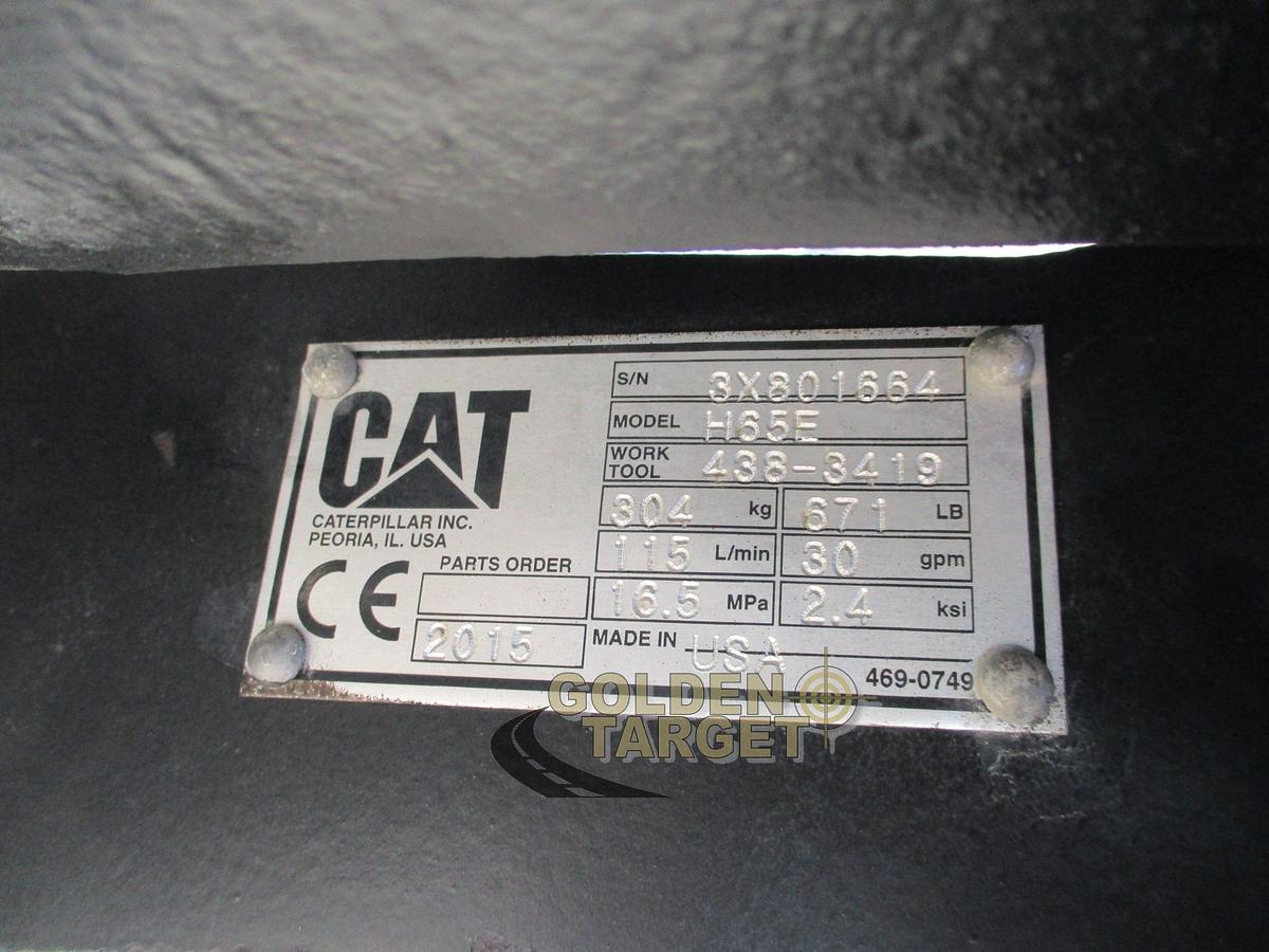 Used Caterpillar H65E Skid Steer Jack Hammer 2015