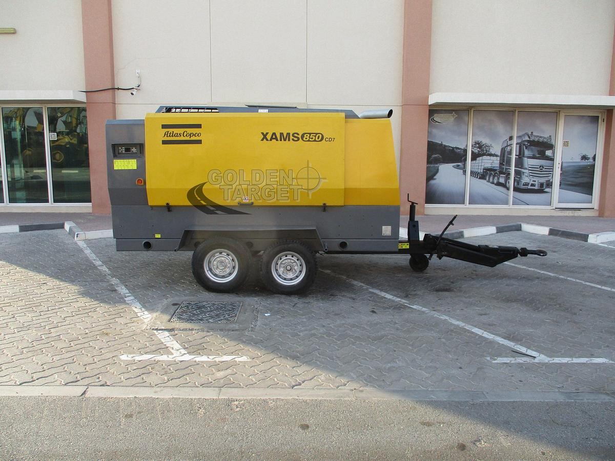 Used ATLAS COPCO XAMS 850 CD7 Air Compressor 2016