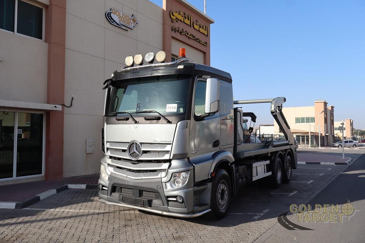 Used Mercedes Actros 2642 6×2 Double Skip Loader 2012