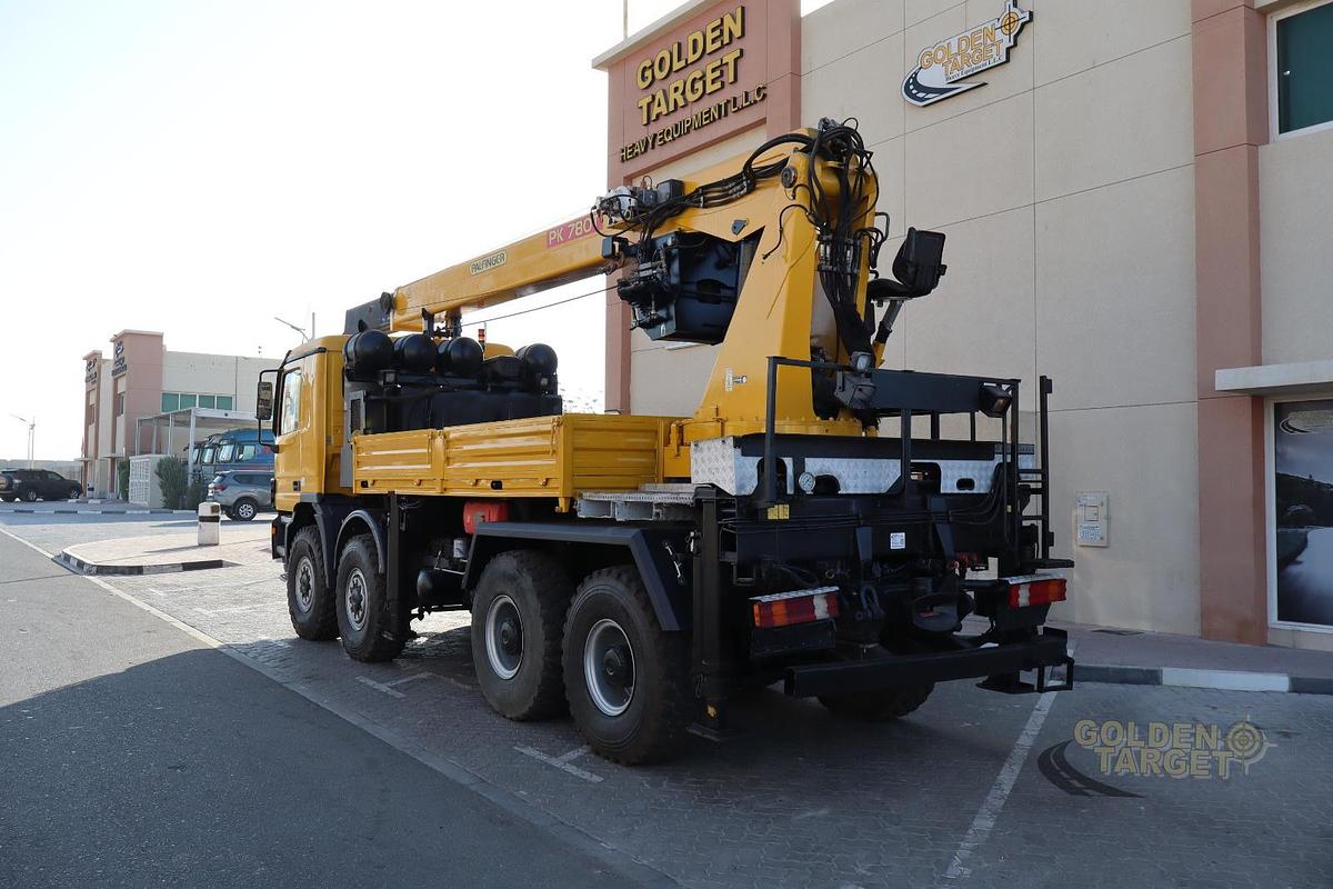 Used Mercedes Actros 4143 8x8 PALFINGER PK780T Crane 2002 