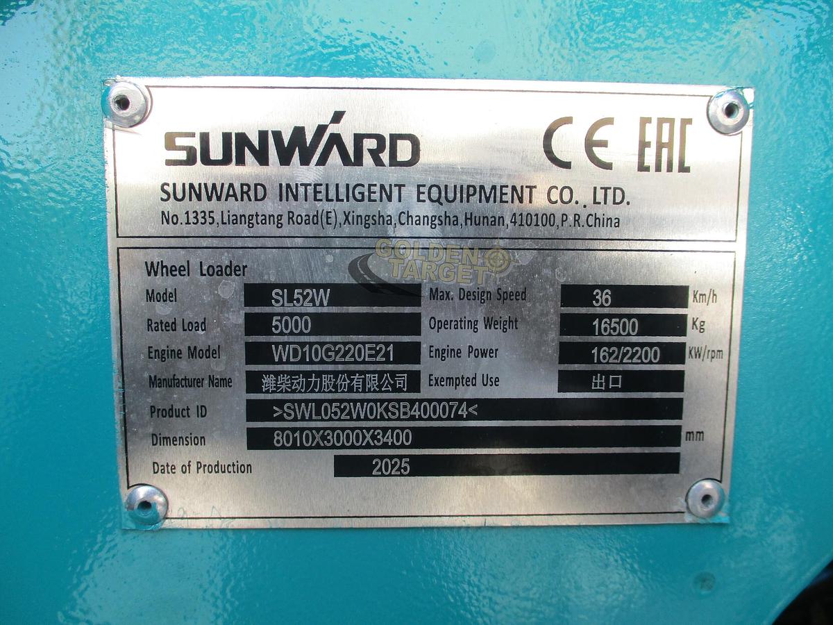 Used 2025 SUNWARD SL52W Wheel Loader