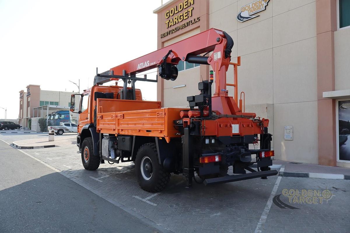 Used Mercedes Atego 1829 4x4 ATLAS 250.2T Crane 2008